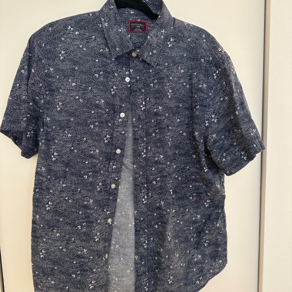 Men's UNTUCKit Button Down Short Sleeve Shirt